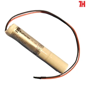 3.6V 600mAh NiMH 2/3 AA HT Stav – Reservbatteri för Nödljus & Brandlarm