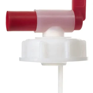 Kran 60mm Stor Röd Pip