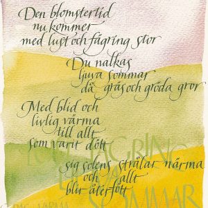 Kort 34, Den blomstertid nu kommer