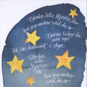 Kort 54, Blinka lilla stjärna där
