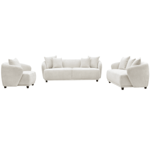 Ancona soffgrupp 3,2,1 Tyg Beige