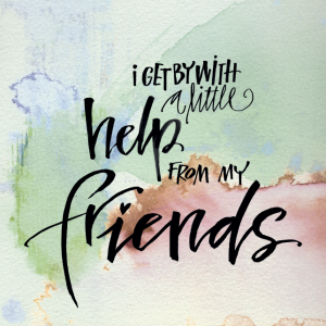 Poster 5, I get by with a little help