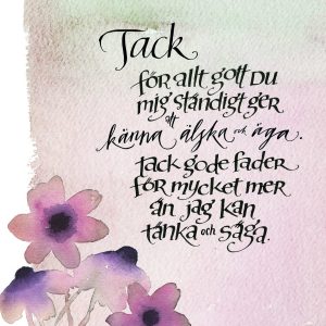 Poster 12, Tack för allt gott