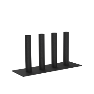 Silhouette Ljusstake svart – MK Design Studio
