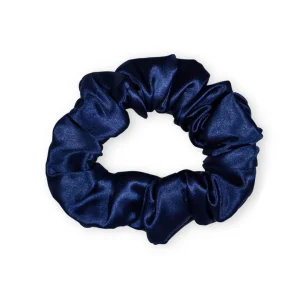 SIDEN SCRUNCHIE ORIGINAL (3-pack) - NAVY BLÅ