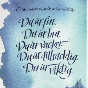 Ugglekort 5, Du är fin