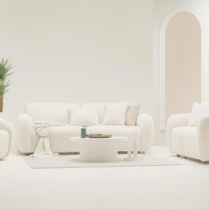 Cassa Soffgrupp 3,2,1 Tyg Beige