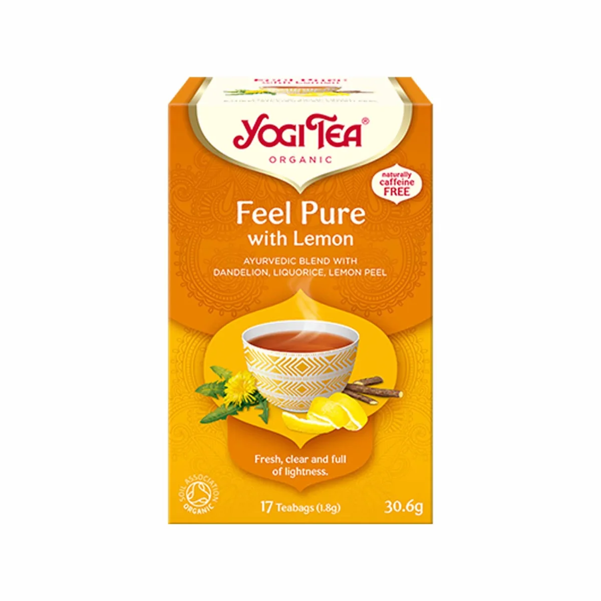 Yogi Tea Feel Pure With Lemon, 17 pås Eko - Bild 2