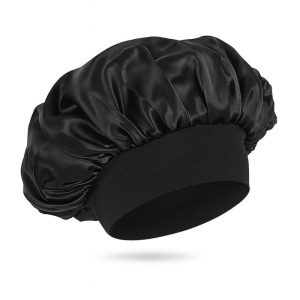 Siden Bonnet för barn – 100 % Mulberry Siden (Utan knytband)