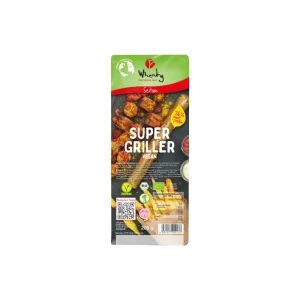 Wheaty Super Griller Vegankorv, 200 g Eko